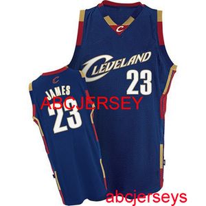 Män kvinnor barn nr 23 James Jersey Sports Jerseys Retro Mesh Dark-Blue Brodery New Basketball Jerseys XS-5XL 6XL