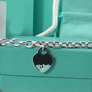 15mm Painted Bracelet Love Chain Stainless Steel Fashion Valentines Day Christmas Gifts Girlfriend Accessories Wholesale Europe and America Jewelry