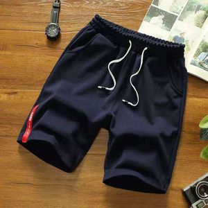 Nowy Trend 2021 Summer Beach Spodnie męskie Spodenki Męskie 5-punktowe spodnie i średnie spodnie X0705