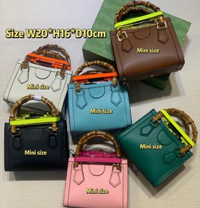 655661 Mais novos Luxurys Designers Diana Mini Totes Famosas Mulheres Handbags Moda Senhoras Casual Tote Com Ombro Real Saco de Couro Saco Saco Tamanho W20 x H16 x D10cm