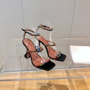2022 donne vestito scarpe moda signore tacco alto sandali sexy grande