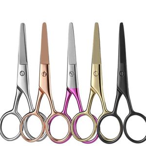 Stainless steel small embroidery thread head scissors beauty scissors makeup tools household eyebrow trimming nose hair beard scissors