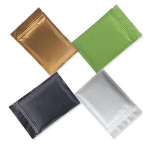 Saco de plástico Mylar alumínio folha zíper sacos para armazenamento de alimentos a longo prazo e proteção colecionáveis ​​Proteção Dois lados coloridos por atacado