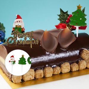 Weihnachtsdekorationen, 6 Stück, bezaubernde Form, Kuchendekoration, kreative Verzierung, Backen