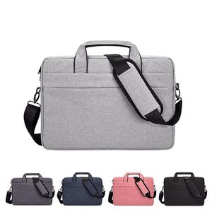 Aktetassen Laptop Case Schouder Heren Dames Bag Cover voor MacBook Air Pro Asus Acer HP Dell Inch Notebook Handtas
