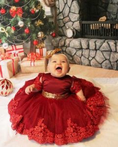 Vestito dal tutu della festa nuziale di paillettes dell'arco posteriore della principessa della neonata del bambino vivace Q0716
