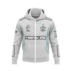 Felpa con cappuccio F1 Team Formula 1 Felpe con cappuccio 2023 Racing Sports Casual Nuova stagione Felpa con cappuccio con zip Primavera Autunno Giacche da uomo Co246p