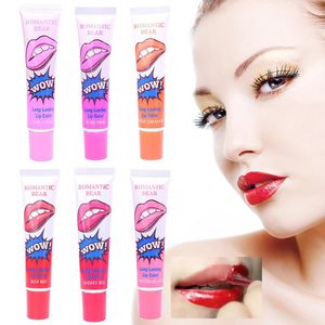 Lip Gloss 6 Colors Women Long Lasting Tearing Type Moisturizing Lipstick Multicolor Makeup TSLM1