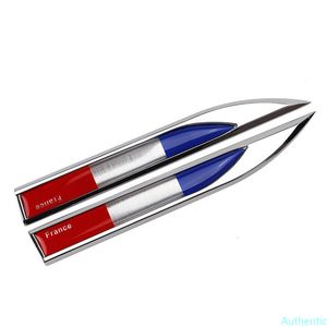 Wholesale french cars for sale - Group buy Car Side Stickers for French Flag Logo Badge Emblem Door Decals for E46 E90 Audi a3 Toyota Peugeot Mercedes Car Styling