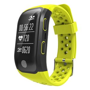 Altitude Meter GPS Smart Armband Watch Hjärtfrekvens Monitor SmartWatch Fitness Tracker IP68 Vattentäta Armband för iPhone Android Watch