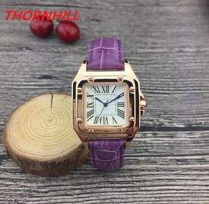 Top Moda Luxo Mulheres Quadrado Relógios 32mm de Alta Qualidade Impermeável Relógio De Design Relógio Casual Montre de Luxe