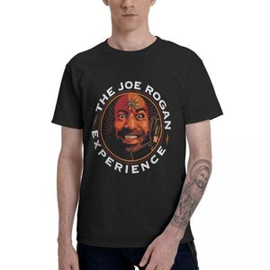 Herr t -skjortor joe rogan bomull crewneck män kort ärm plus storlek unisex tee kläder