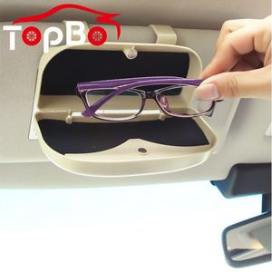 Other Interior Accessories Universal Car Magnetic Glasses Storage Box Sun Visor Sunglasses Case Holder Auto Sunshade Cases