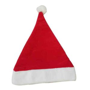 Ucuz Rahat Noel Partisi Dekorasyon Olmayan Dokuma Yumuşak Şapkalar Yetişkin Çocuklar Santa Şapka Arzı