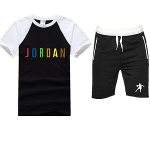 Set da 2 pezzi abiti da uomo t-shirt pantaloncini pantaloncini estivi tuta da uomo tuta sportiva da jogging tuta da basket maglia Y3015