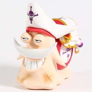 One Piece Edward Newgate White Barba Den Mushi Modelo Collectible PVC Figura Brinquedo Figurine C0220