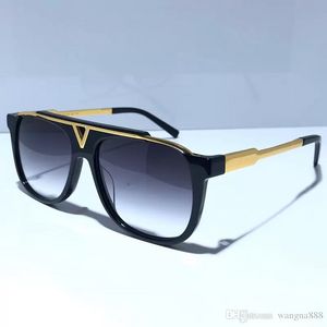 MASCOT 0937 классические популярные солнцезащитные очки Ретро Винтаж блестящее золото Лето унисекс Стиль UV400 Очки в коробке 0936 солнцезащитные очки283K