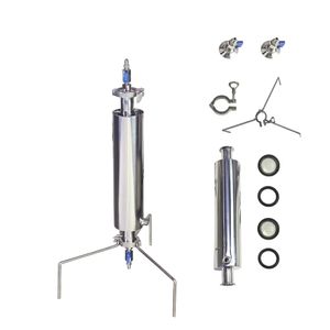 ZZKD Plates & Brackets 45g/90g Closed Loop Pressurized Extractors BHO Extractor kit stainless steel 304