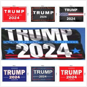 Trump Flag 2024 U.S. General Election Flag com 2 Órgênicos Poliéster Banner Bandeira Eleitoral Mantenha a América Grande novamente 90 * 150cm BT1117