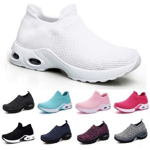 Style597 Moda Męskie Buty do biegania Białe Czarne Różowe Bezkształtne Oddychające Wygodne Męskie Trenerzy Płótno Buty Sporty Sneakers Runners 35-42