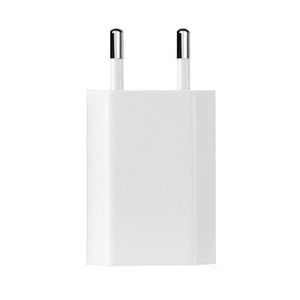 Uniwersalna UE Zasilaczka Ściana Ściana Wtyczka USB Home Travel Charger Power Cube 1A E Cygaro Kosztowo dla mobilnego Smartphone 4S 5S Android S3 S4 S5 Uwaga 3 Wysokiej jakości