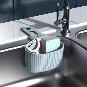 Organizzazione per la conservazione della cucina Strofinaccio Spugna Borsa per lavello Portasapone Sapone portatile da appendere per la casa Cestino Accessori per utensili da bagno