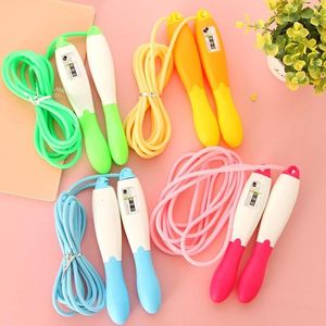 Jump Ropes Rope With Counter Sport Fitness Equipment Fast Speed Counting Adjustable Jumping Skipping PR Sale