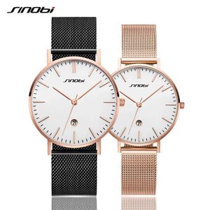 Sinobi Set Luxury Marca Amantes Casal Quartz WristWatches Mens Mulheres Relógios Erkek Kol Saati Amantes Série Relógio Relojes Mujer Q0524