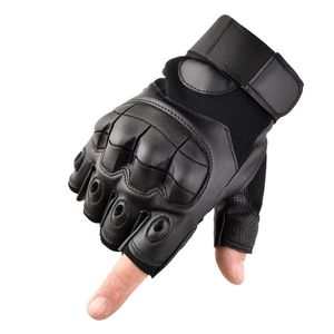Wholesale tactical slip gloves resale online - Men Popular Anti slip Wear resistant Fighting Tactical Half finger Gloves Outdoor Sports Cycling Glove