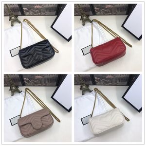 Moda Top Najlepsza Jakość Lambskin Grywnel Skórzany Damska Torba Na Ramię Z Pole Mini Rozmiar Crossbody Torba Torebka Chain Torba 476433