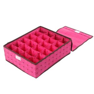 Wholesale small closet organizer with drawers for sale - Group buy Storage Drawers Grid Non woven Box For Socks Underwear Multi grip Divider Drawer Lidded Closet Organizer Small