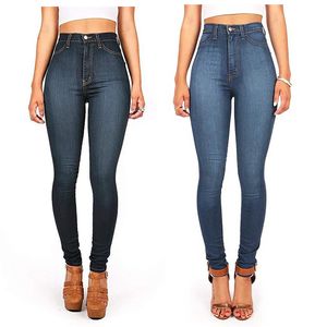 Jeans mulher mulheres lace casual calças sexy bolso rua fêmea donzela garotas meninas calças elasticidade cintura alta cintura apertado lápis primavera calça roupas ych ych