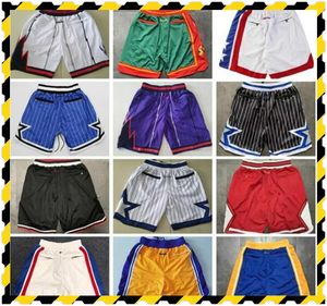 College Basketball Wears morant Throwback Shorts just do Wade Hardaway Iverson Carter pockets mitchell ness Pantalones de baloncesto 유니폼