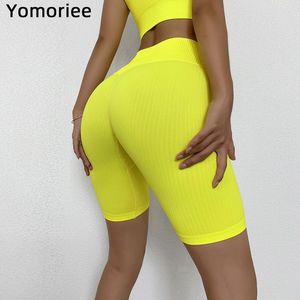 Kvinnor Shorts Gym Sport Workout Running Training Fitness Tights High Waist Butt Lyft Yoga Leggings Stretchy Fast Färg