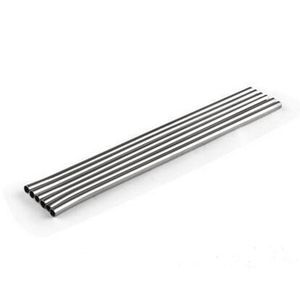 100pcs Stainless Steel Straw Steels Drinking Sucker 8.5" Reusable ECO Metal Drink Straws Bar Drinks Tool Cleaning Brush DHL Free ship