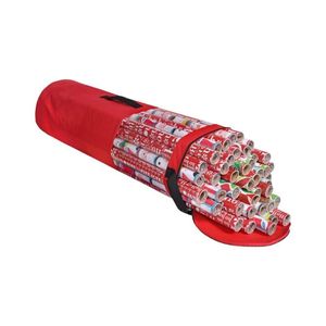 ingrosso Gift Wrap Containers-Sacchetti di stoccaggio Contenitori di carta da imballaggio regalo Contenitori in tessuto per Natale Slim Design verticale Pape