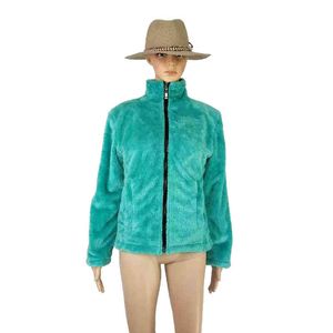 Твердое пальто меховой куртки меховое пальто женские легкие зрелые ходу шерсть 211207