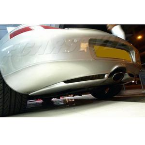 For 97-04 Porsche Boxster 986 Rera Bumper Spoiler Splitter L+R 2pcs Carbon Fiber Made