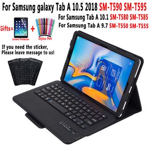 Детач Bluetooth Клавиатура для Samsung Galaxy Tab A 10.5 2018 A6 10.1 2016 9.7 2015 SM-T590 SM-T595 SM-T580 SM-T585 SM-T550