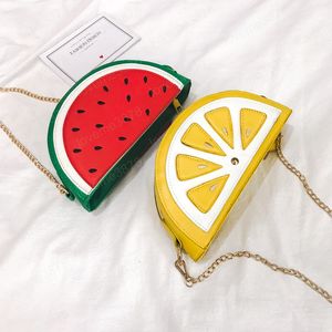 Çantalar ve Çanta Kadınlar Meyve Karpuz Crossbody Çanta Kızlar Bayanlar Küçük Para Cüzdan Omuz Çantası Satchels