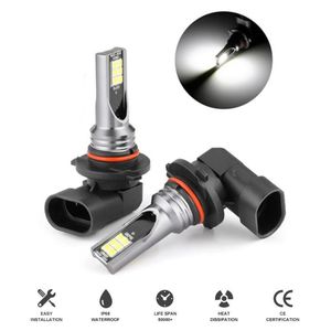 Luzes de nevoeiro do diodo emissor de luz do faróis do carro para o Ranger 2001-2011 bulbos de 80W super brilhantes H10 9145 9140