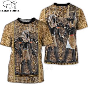 All Printed Mysterious retro ancient Horus Egypt totem 3d t shirts tshirt tees summer funny Harajuku short sleeve streetwear-1 210629