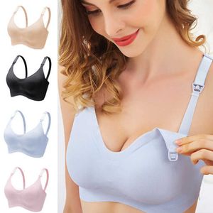 New Maternity Bra Nursing Bras Pregnancy Cothes for Pregnant Women Underwear Breastfeeding Bra Soutien Gorge Femme No Trace Y0925