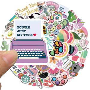 50 PCS Mixed Graffiti skateboard Stickers VSCO small fresh Purple For Car Laptop Fridge Helmet Pad Bicycle Bike Motorcycle PS4 book Guitar Pvc Decal