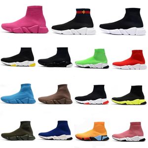 womens shoes Boots sneakers speed 1.0 for men women high triple Black Red White Beige Pink mens fashion Outdoor sports tennis