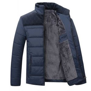男性冬ブランドの防風パーカーカジュアルソリッドカラーファッション厚いジャケットのコート暖かい高品質4xl 211216