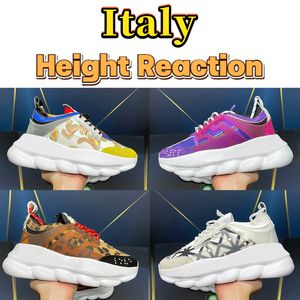 Lekeler Ayakkabısı toptan satış-Fashion Italy Designer Casual Shoes Reflective Height Reaction Sneakers Multi color Suede Rubber Plaid Triple Black White Spotted Men Women Chaussures