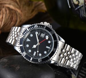 Ny modell Top Luxury Montre de Luxe VJ Quartz Watch Män Stor förstoringsglas mm Rostfritt stål President Mens Klockor Man Armbandsur