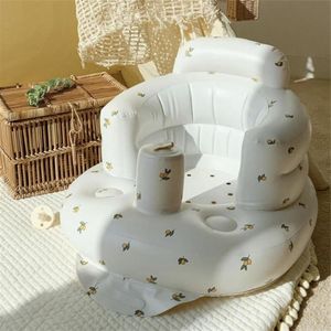 Storage Bags Leak-proof PVC Inflatable Baby Chair Bear Pattern Swimming Pool Seat For Travel