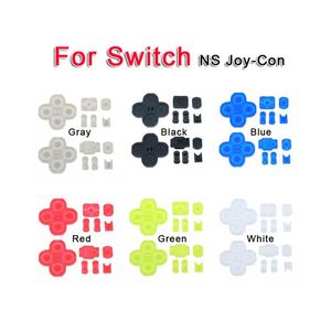 Left Right Silicone Rubber Pads Conductive Rubber D-pad Button replacement for Nintend Switch NS Joy-con Controller Repair Parts High Quality FAST SHIP